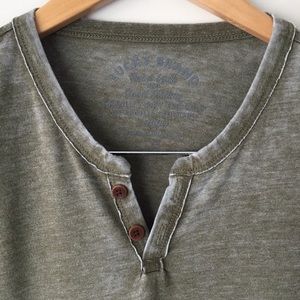 Lucky Brand Army Green Soft Tee